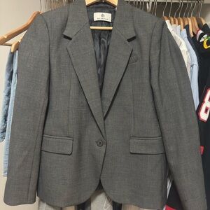 Aritzia Babaton Grey Suit Set